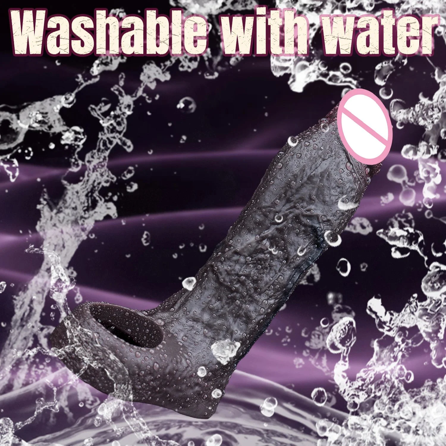 Ergonomic Silicone Male Penis Extender for a More Realistic Experience Penis Sleeve Available