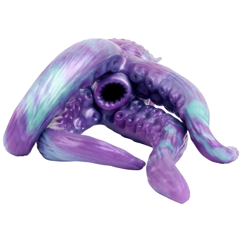 Male Masturbator Four Octopus Tentacle Anal Plug Realistic Vagina Soft Silicone Penis Training Men Sex Toy