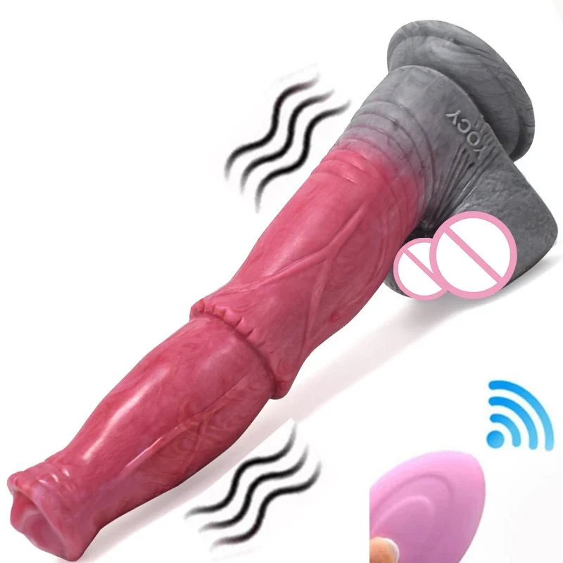 Pegasus 9.8 Inch Long Realistic Horse Dildo Vibrator Stimulation Erotic Sex Toy Vibration Masturbation
