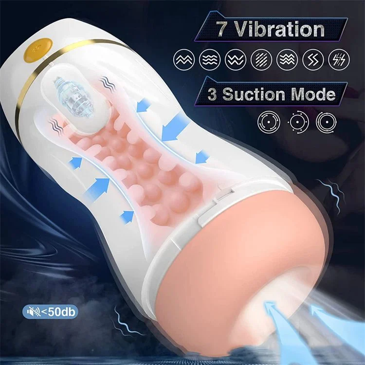 Rechargeable Deep Throat Male Sex Toys Automatic Blow Job Deep Sucking Masturbation Cup