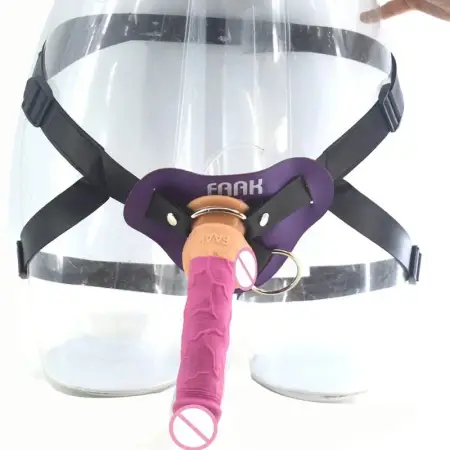Strap on 19cm Dildo for Lesbian Pegging Men Realistic Silicone Dildo Harness Sex Toy Strapon Couple love Lgbt Lesbian