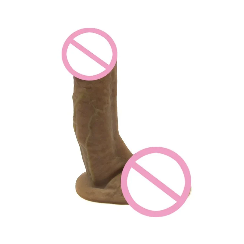 Strap on Liquid Artificial Realistic Silicone Penis Big Soft Plastic Dildo