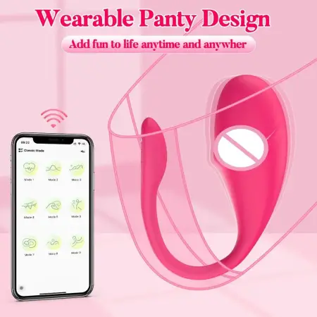 9 Vibration Modes APP Control G Spot Clitoral Stimulator Wearable Panty Dildo Vibrator Sex Toys Women