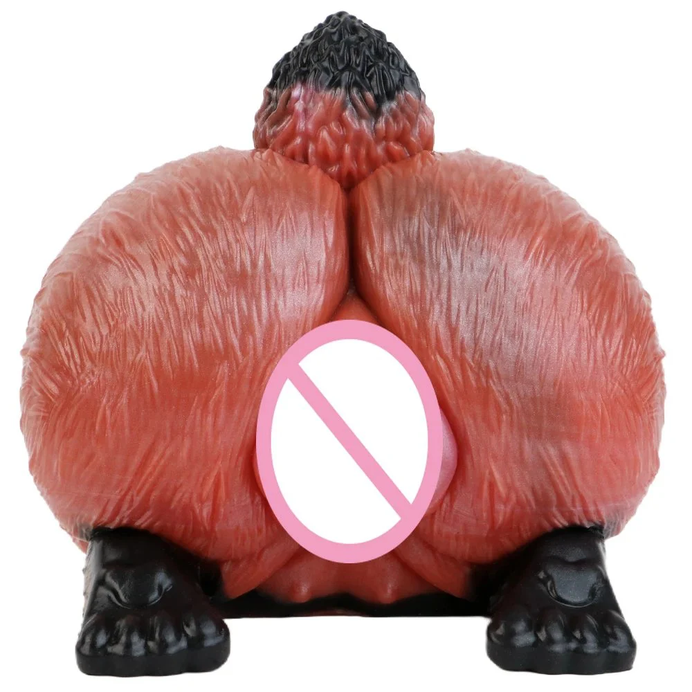 Fantasy fox Buttock Male Masturbator Big Size Masturbator Silicone Soft Vagina Fantasy Vagina Sex Toys for Men