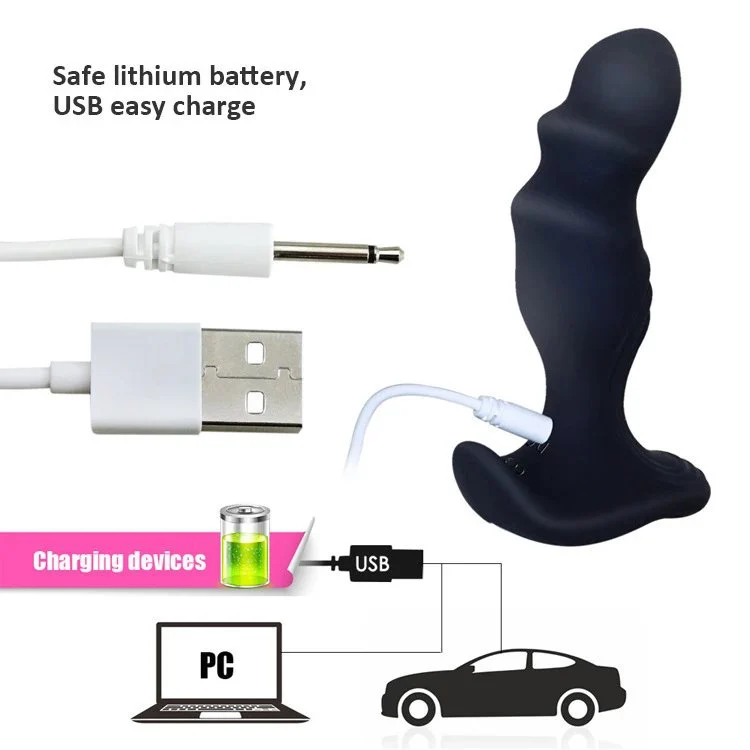 Adult Masturbator Sex Toys Prostate Massager Comfortable Shock Anal Vibrator for Men