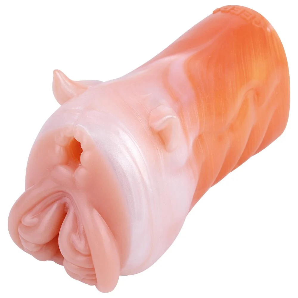 Fantasy Animal Rabbits Silicone Masturbator Penis Exerciser Realistic Vaginal Pocket Pussy Stroker Men Sex Toy