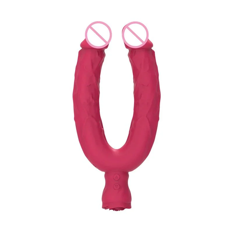 Strong Vibration Dildo Vibrator Double Head Vibrating Massage Lesbian Sex Toys for Women