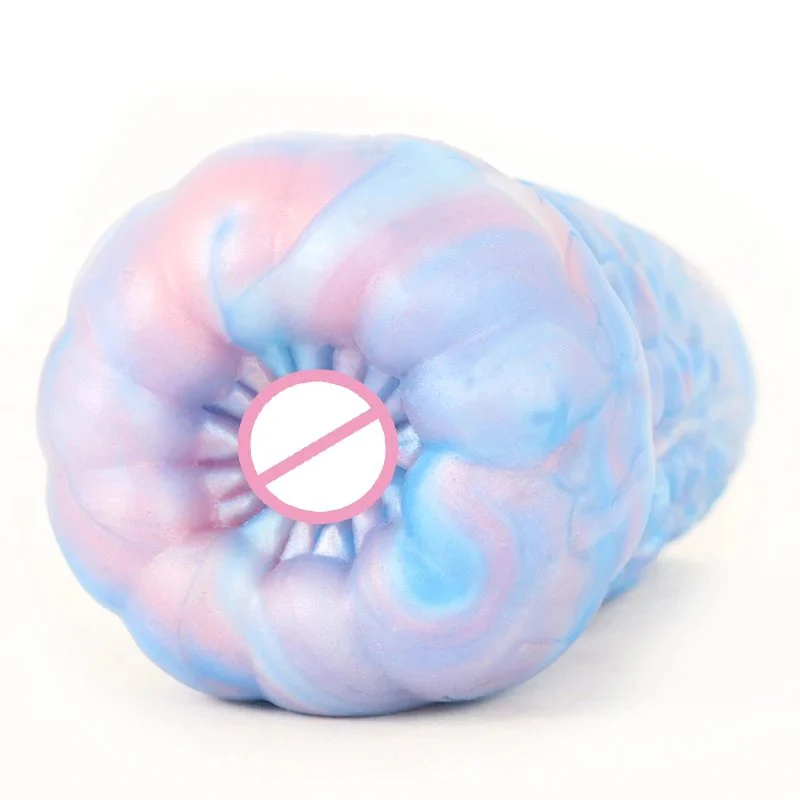 Artificial Realistic Liquid Silicone Men Masturbate Aircraft Cup Colorful Animal Aircraft for Men Masturbator