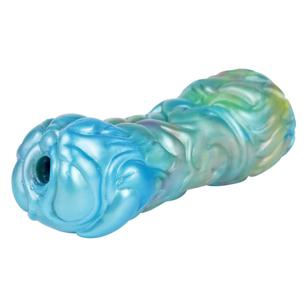 Soft Silicone Flame Cow Masturbation Cup AlI-Channel Realistic Vagina Feel Pussy Sex Toys Masturbation for Men