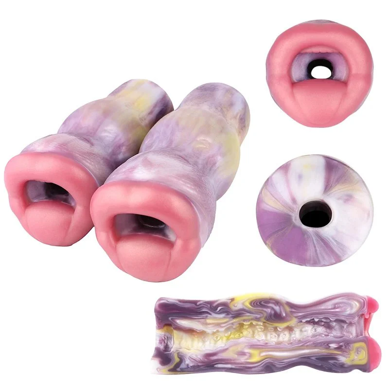 Fantasy Hollow Men Masturbation Licking Masturbator Sex Deep Throat Stroker Orgasm Cup Male Masturbator Sex Toys for Men