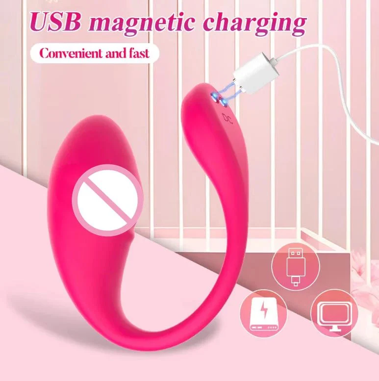 9 Frequency Jumping Egg Dildo G-spot Phone App Controlled Vibrator Sex Toy Love Egg