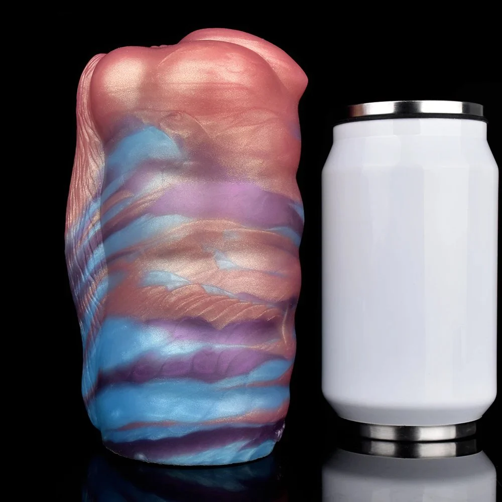 Fantasy Masturbator Double Hole Realistic Silicone Animal Mouth Male Masturbator Cup Sex Toys for Male