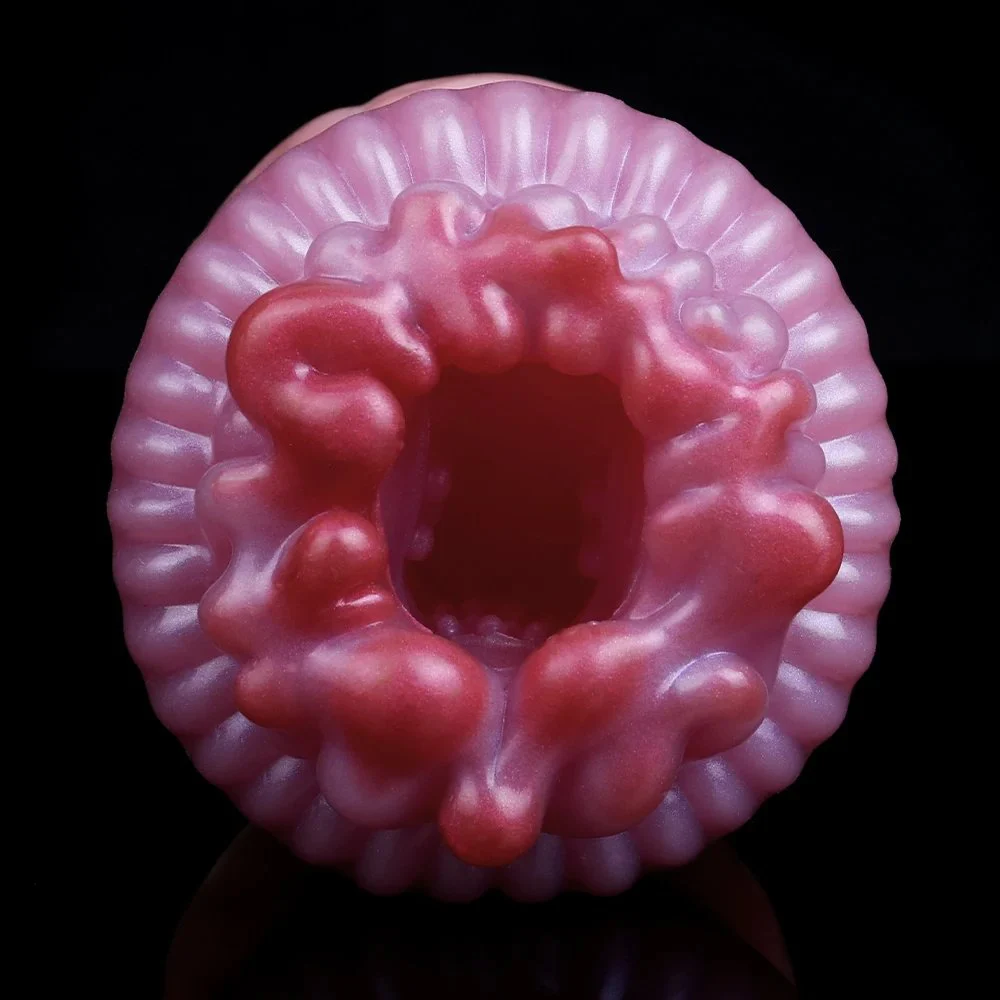 Soft Silicone Glans Vibration Trainer Penis Massage Fantasy Alien Adult Sex Toys for Men Masturbating