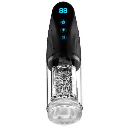 Automatic Thrusting Vibrating Masturbator Cup for Men - Easy to Use All-in-One Adult Sex Toy Machine