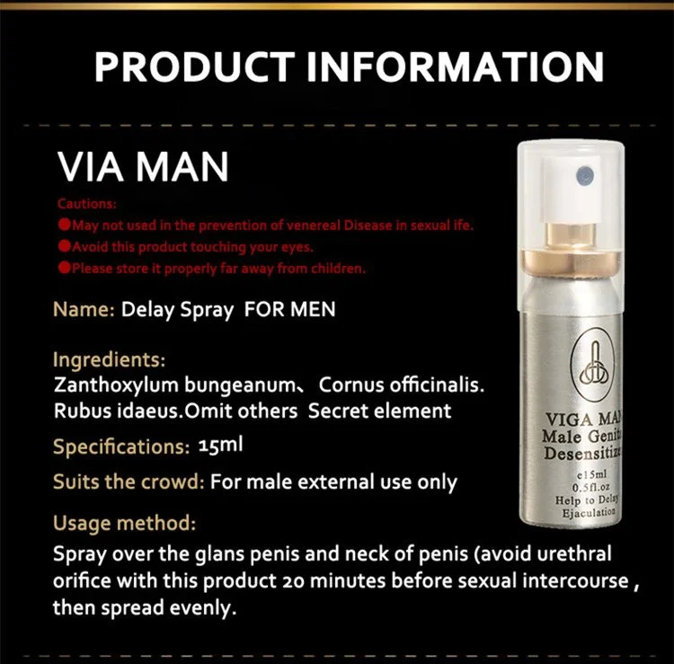 Delay Spray Herbal Body Massage Oil Cream for Men in Sex Male Ejaculation Delay Spray Sex Cream for Men