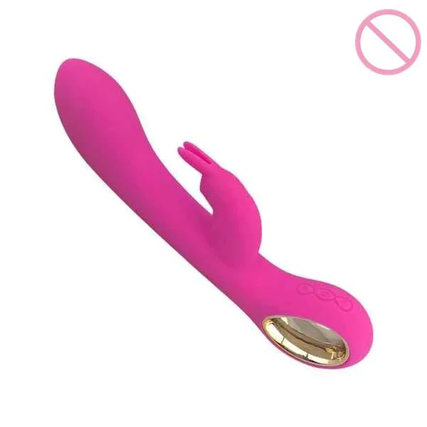 Adult G-Point Double Vibration Rabbit Sex Toy with USB Charging Female Masturbator Massage Bar Sex Products