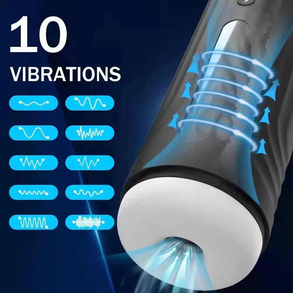 Smart Automatic Masturbation Cup Male Masturbator Telescopic Rotating Stimulation F-spot Adult Products