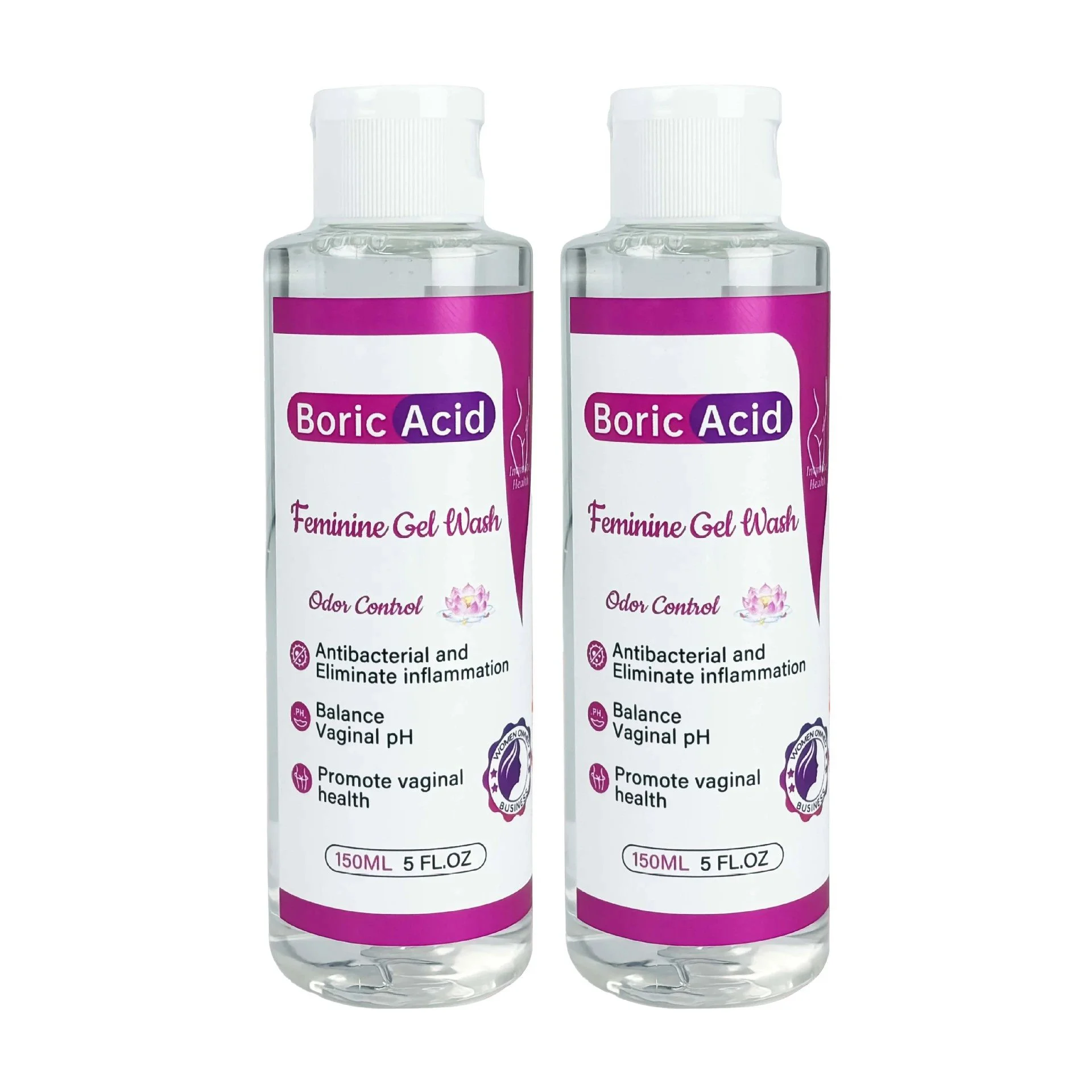 Female Private Part Care 150ML Wash Vaginal Gel Boric Acid Feminine Wash