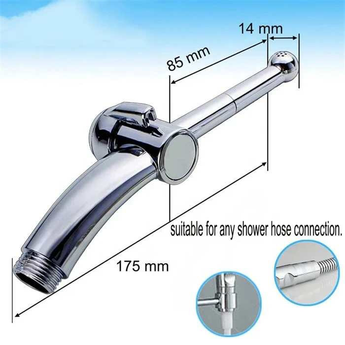 Female Private Care Hygeian Female Vaginal Anal Bidet with 8 Holes Douche Sex Toys for Hygiene Cleaning