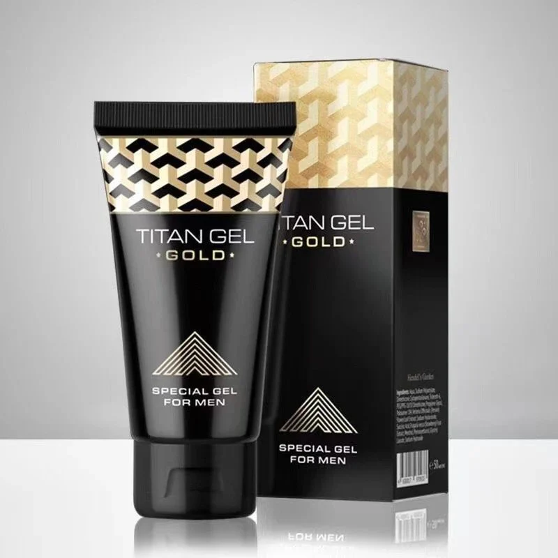 Male Private Care 50ml Power Penis Massage Cream Original TItan Gel Gold Red