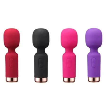 USB-Powered Mini Clitoris AV Wand Vibrator 10 Frequency Coupled Vaginal Bullet Powerful Sex Toys for Couples