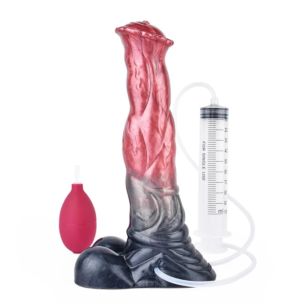 Squirting Silicone Ejaculating Dildo With Strong Suction Anal Adult Toys for Women Men Fantasy Dildo Thick Horse Dildo