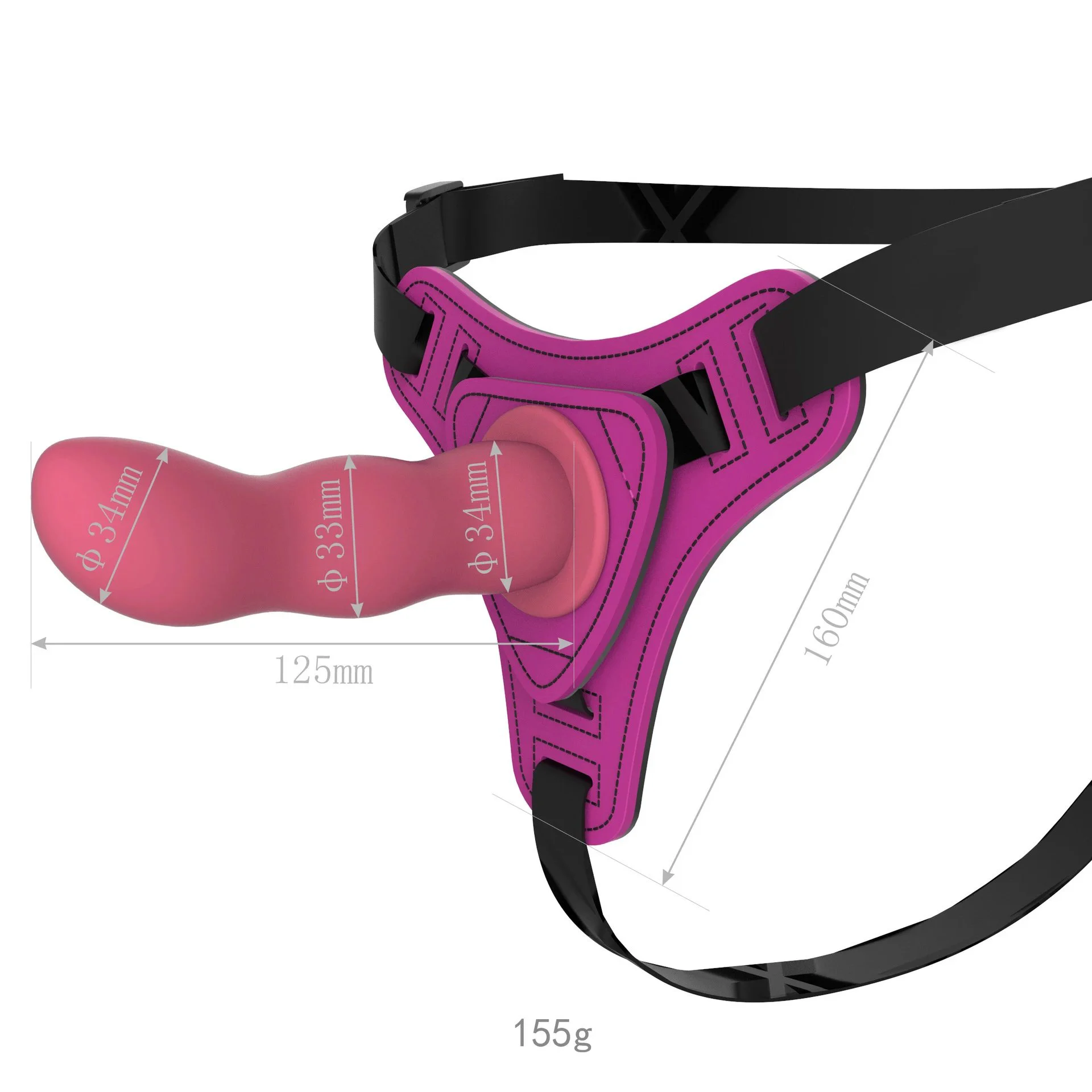 Sex Toys Harness Strap on Dildo Lesbian Panty Wearable Silicone Dildo With Belt