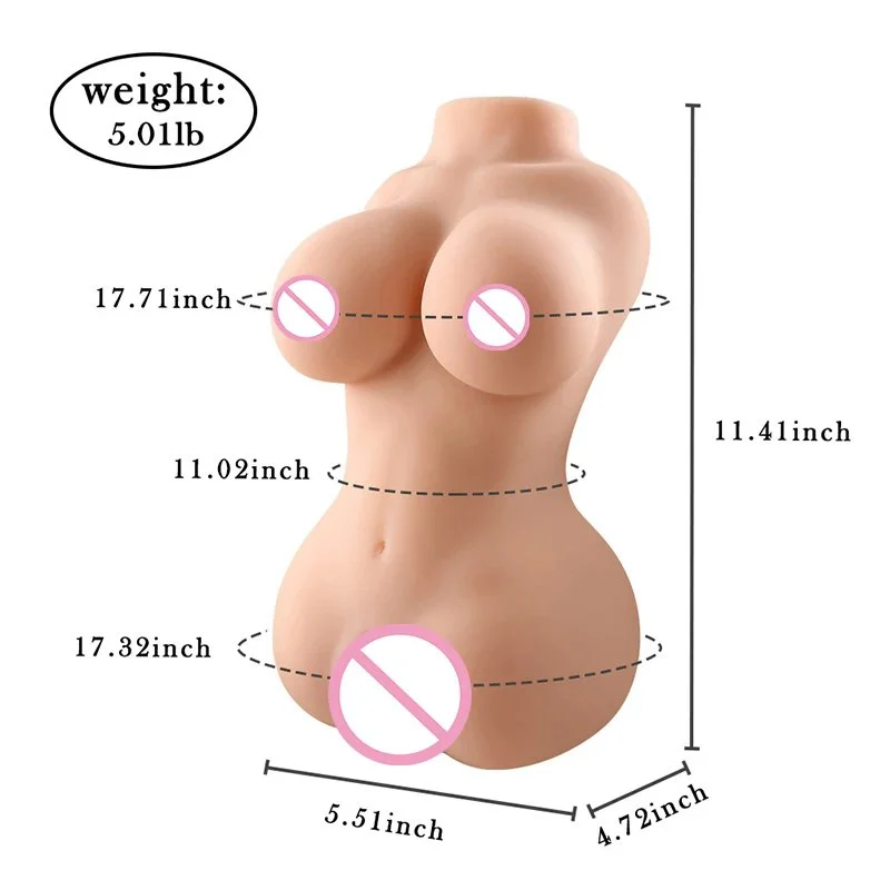 Real Pussy New Realistic Sexy Toys Big Ass Huge Breast Silicone Pussy Vagina Sex Toy for Male