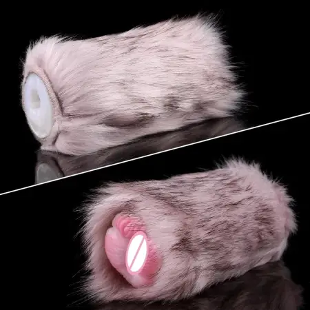 Male Dog Cup Silicone Masturbator Suction Cup Toy Soft Realistic Stimulation Pocket Masturbator for Adults