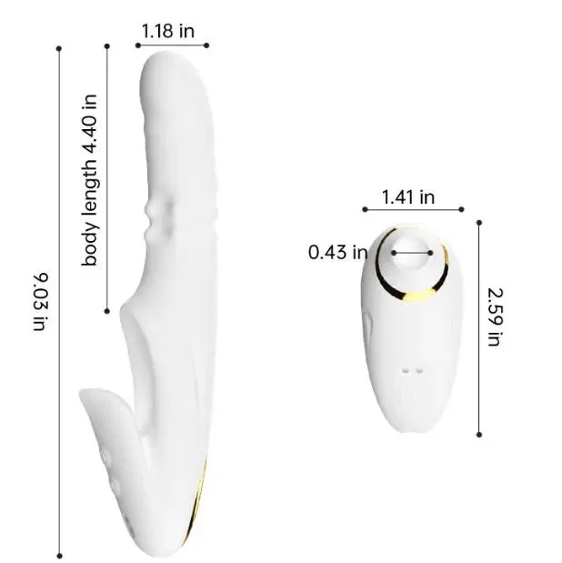 7 Frequency APP Automatic 2 in 1 G Spot Heating Sucking Clitoral Stimulation Rabbit Vibrator for Women