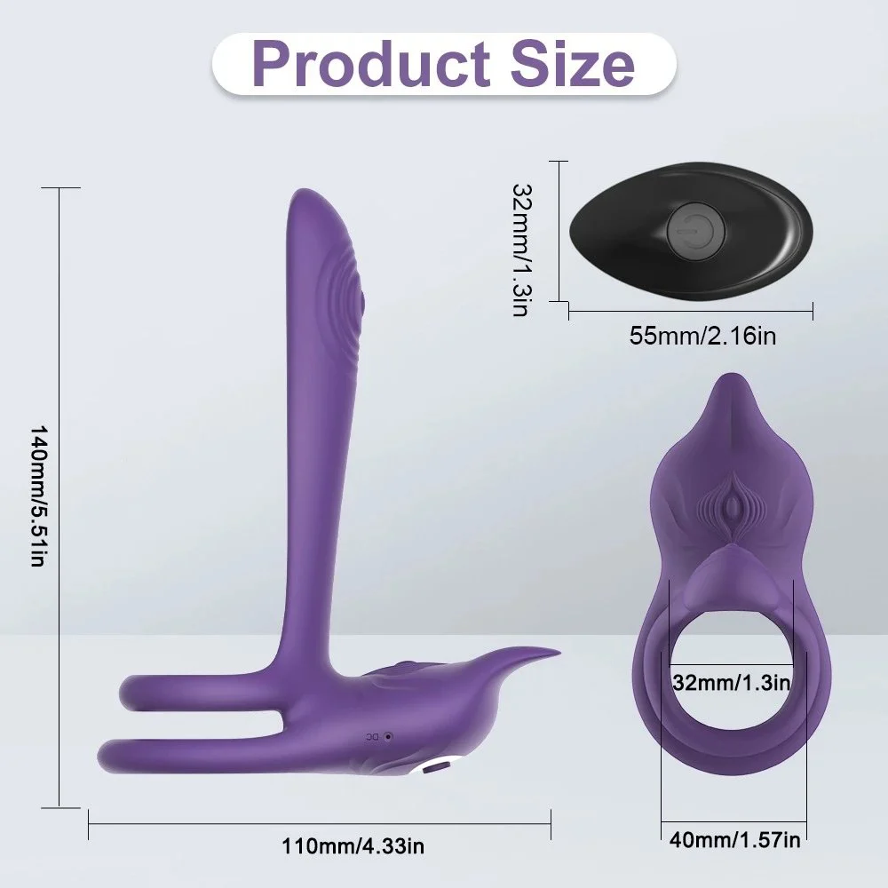 Vibrating Cock Ring Couples Sex Toys Dual Penis Ring Vibrator Clitoral Stimulator G Spot Vibrator Adult Toys for Men Women