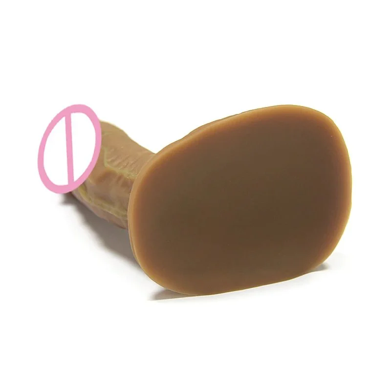 Strap on Liquid Artificial Realistic Silicone Penis Big Soft Plastic Dildo
