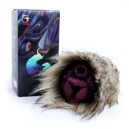 Double Hole Realistic Animal Pussy Men Masturbator Soft Silicone Vaginal Anal Fantasy Stroker Sex Toy Fetish With Lifelike Fur