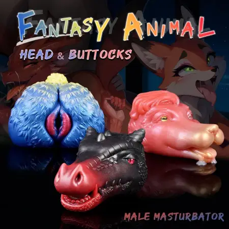 Dragon Mouth Male Masturbators Pocket Pussy Onehole Fantasy Silicone Men Penis Stroker Animal Masturbator Cup Toy