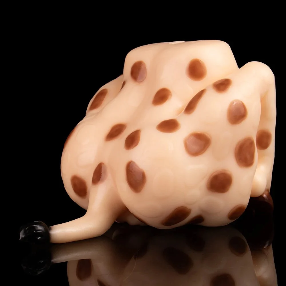 Soft Unique Fantasy Masturbator Deepthroat Sex Toys for Men,Animal Male Masturbator Monster Sex Toy with Brown Tongue