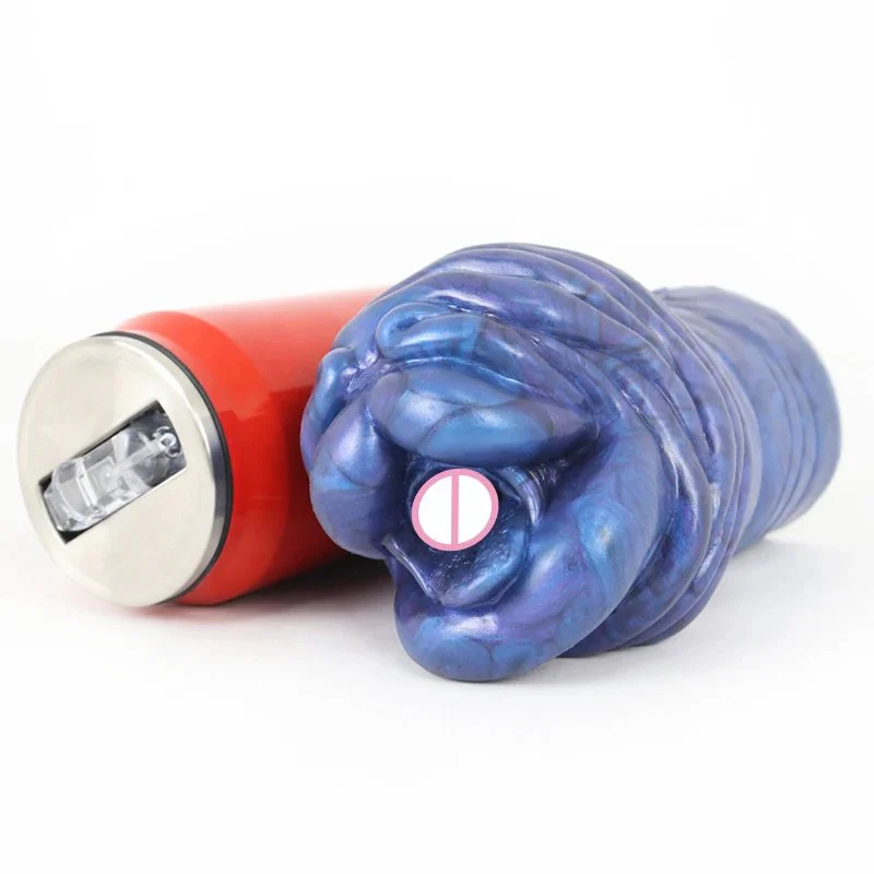 Dream Blue Liquid Silicone Male Masturbation Tool with Realistic Soft Touch Adult Sex Toy Aircraft Cup
