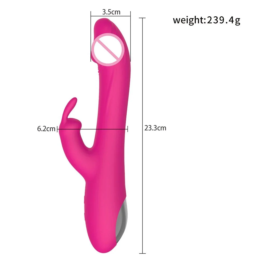 Adult Products Manufacturers Rechargeable Double G-spot Rabbit Vibrating Vibrator Female Sex Toys