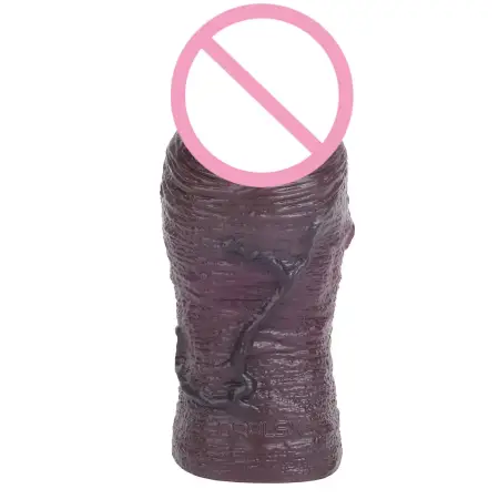 Liquid Silicone Male Penis Extender Safe and Soft Open Design Realistic Experience Male Sex Toy