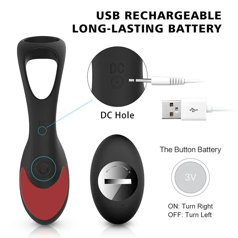 Wireless Remote Anal Plug Sex Toy Vibrator Telescopic Silicone Vibrator Prostate Massager for Couples