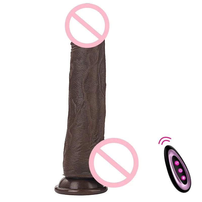 Remote Control Thrusting Dildo Sex Toys Heating Vibrating G-Spot Stimulation Realistic Vibrator Dildos