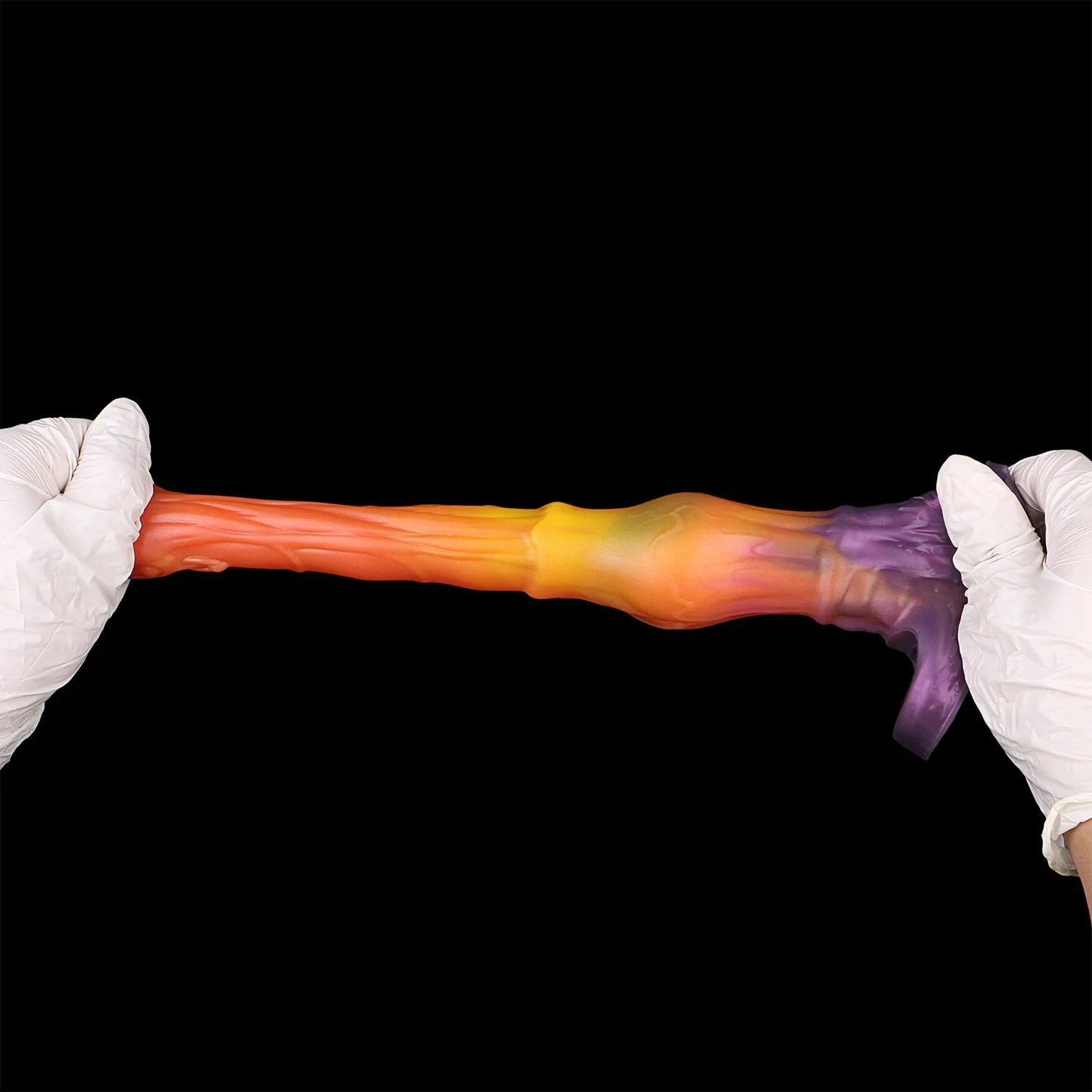 Liquid Silicone Penis Sheath Dick Ring Lifelike Horse Dildo Penis Holster for Male Cock Enlargement Sex Toys for Men Adult