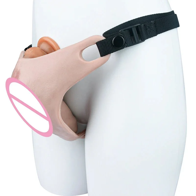 Realistic Vaginal Pussy Pads With Belt Male Strap-On MTF Packers Clitoris Pads for Transgender&Crossdresser Adult Sex Toys