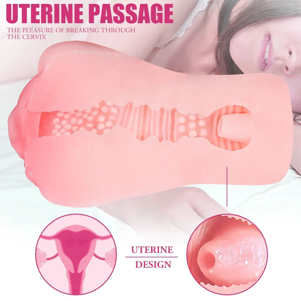 Realistic silicone mold male masturbation cup Men's masturbator