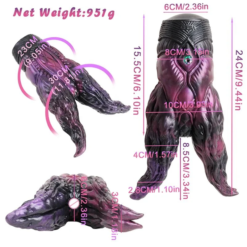 Male Sex Doll Toy Deep Sea Secret--Dagon Liquid Silicone Male Masturbation Cup Soft Vagina Pocket Pussy Adult Sex Toys