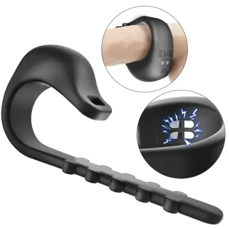Electro-stimulation Ejaculation Ring Adjustable Ejaculation Modes for Different Preferences Electric Shock for Delayed Pleasure