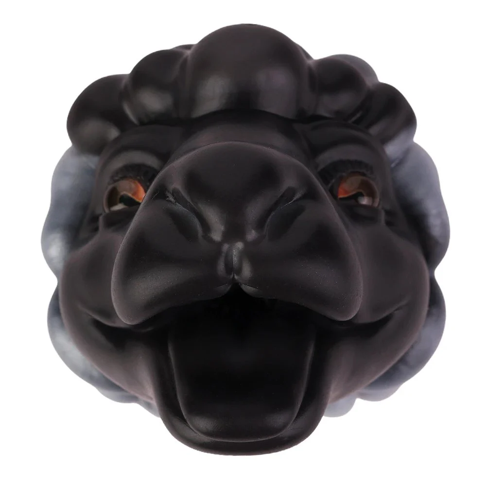 Seductive, Soft Silicone Male Masturbator with a Sheep-head Design and Internal Textures for Enhanced Sensation