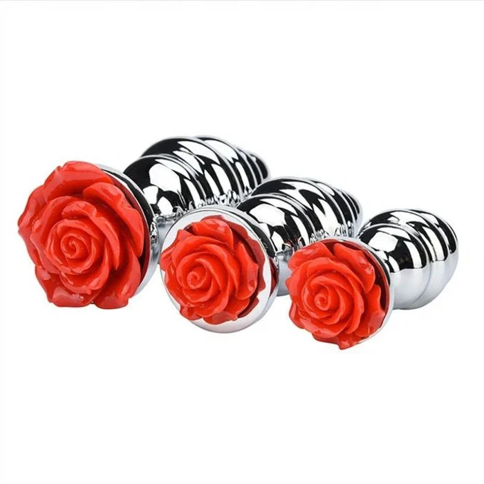 Twisted Stainless Steel Anal Plug Sex Toy for Men and Women's Anal Enjoymen
