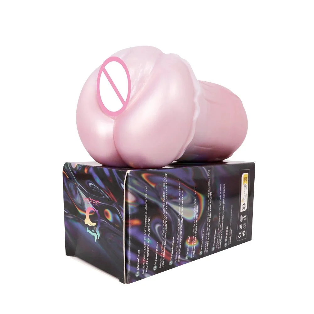 Hibiscus Colour Simulation Fae Cup Male Masturbator Net Weight 1249g Size 12 19 34.5CM Sex Toys