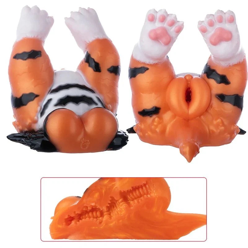 Karya Windfeather Flying Tiger Beast Male Masturbator Single Channel Fantasy Creature Series Stimulating Adult Pleasure Toy