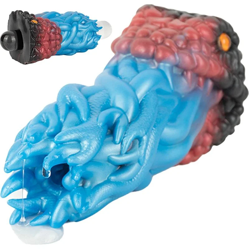 Lifelike Animal Snake Tongue Male Masturbator Pocket Pussy for Men Silicone Men's Stroker Realistic Vagina Sex Toy